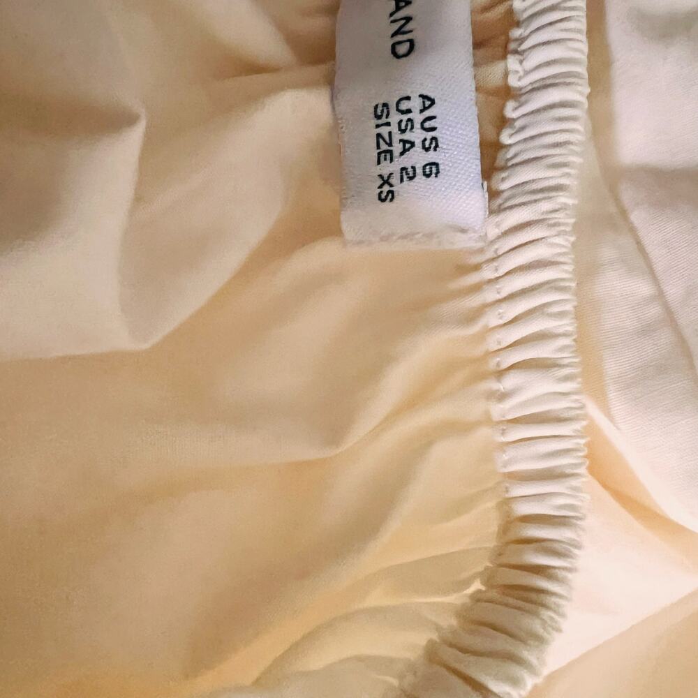 Faithful The Brand Shell Ronan Tiered Midi Dress Size XS CReam - Picture 6 of 10
